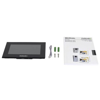 EVOLVEO DoorPhone AP1/AP2, rozšiřující monitor pro DPAP1/DPAP2, černá
