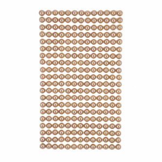 Perełki samoprzylepne Beige 6mm 260szt