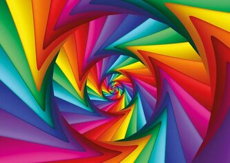 YAZZ Puzzle Komplikovaná duha 1000 dílků