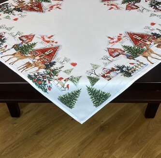 Vánoční ubrus na stůl XMAS MOOD 85x85 cm Mybesthome