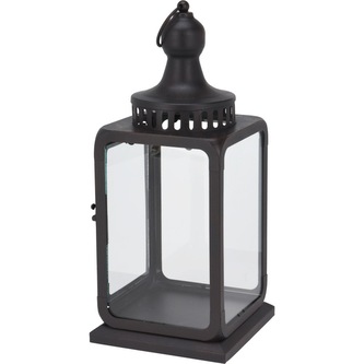 Lucerna  17 x 38 cm kovová černá KO-AAE440690