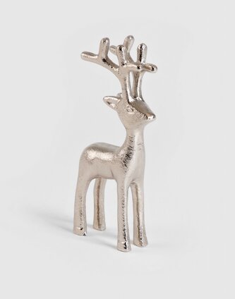 Vánoční figurka  SOB | AGRI | stříbrná | 16 cm | 713262 Homla