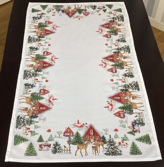 Vánoční ubrus - běhoun na stůl XMAS MOOD 50x100 cm Mybesthome