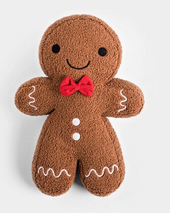 Vánoční tvarovaný polštář | GINGERBREAD | perníček | 25x38 cm | 709425 Homla