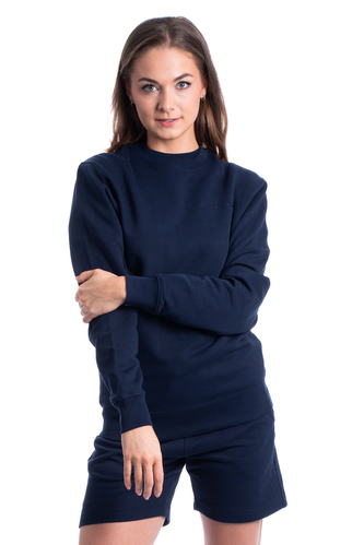 BrainMax unisex modrá mikina, BIO bavlna