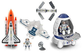 Vesmírný set s figurkou 8 cm