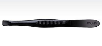 027 MAGNUM pinzeta rovná 7.8 cm, černá niklová úpr.