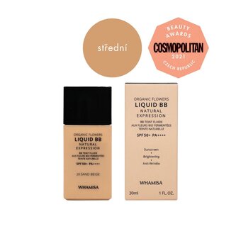 WHAMISA BIO BB krém SPF50+ Sand Beige