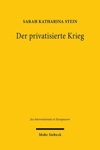 Der privatisierte Krieg