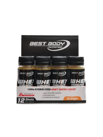 Best Body nutrition - Whey amino liquid orange 12 x 60ml shot