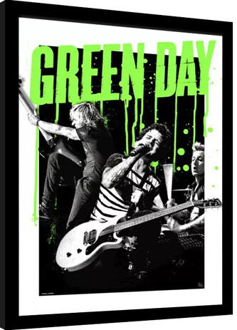 Obraz na zeď - Green Day - Live, 34 × 44.2 cm