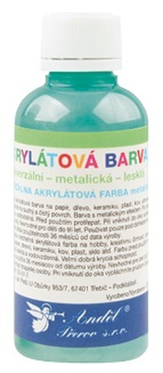 Akrylová barva lesklá 50g - 18. TYRKYSOVÁ