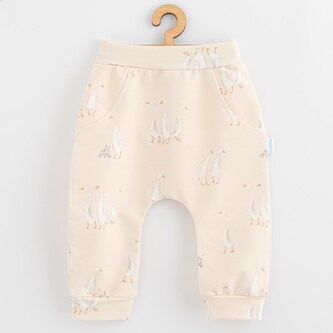 Kojenecké bavlněné tepláčky New Baby Husičky - velikost 80 (9-12m)