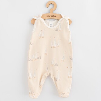 Kojenecké bavlněné dupačky New Baby Husičky - velikost 62 (3-6m)