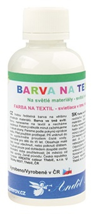 Barva na textil 50g - 13. BÍLÁ