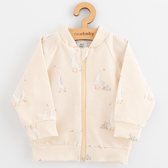 Kojenecká tepláková mikina New Baby Husičky - velikost 80 (9-12m)