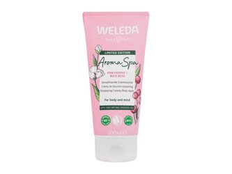 Weleda Aroma Spa Sprchový krém Pink Pepper + Rock Rose Pampering Creamy Body Wash 200 ml pro ženy