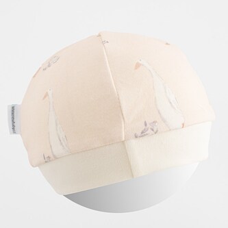 Kojenecká bavlněná čepička New Baby Husičky - velikost 56/62