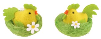 Slepička filcová v hnízdě 8 cm