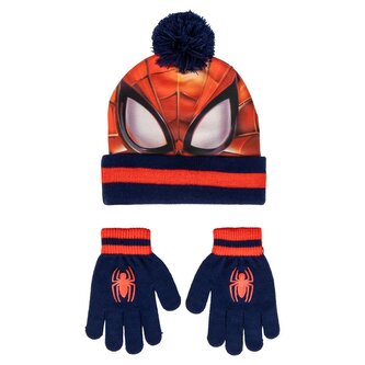 SOUPRAVA ČEPICE  A RUKAVICE SPIDERMAN