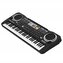 Dětské klávesy piano s mikrofonem 64 kláves SPRINGOS KG0025