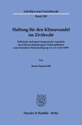 Haftung für den Klimawandel im Zivilrecht