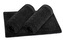 Froté ručník - sada 3ks - černá - 30x50 cm - 3 ks