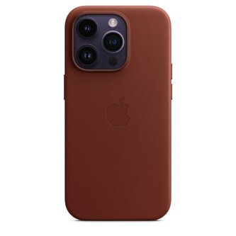 MPPK3ZE/A Apple Kožený Kryt vč. MagSafe pro iPhone 14 Pro Umber Brown