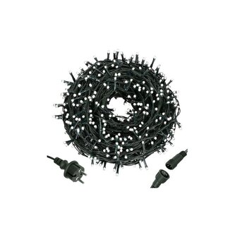 Łańcuch świetlny LED - 91,5 m, 1500 LED, IP44, zimne białe światło