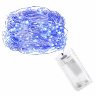 LED řetěz Nano - 2m, 20LED, 2xAA, modrá LED řetěz Nano - 2m, 20LED, 2xAA, modrá