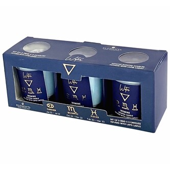 ARÔME Elements sada vonných svíček 3 ks Voda
