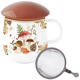 Porcelánový hrnek se sítkem Autumn Breeze