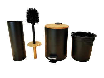 koš odpadkový BAMBOO 3l černý + kratáč