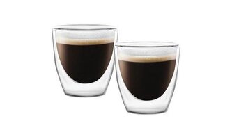 Vialli Design Sada 2 dvoustěnných sklenic na  espresso 80ml AMO 5837, 80 ml