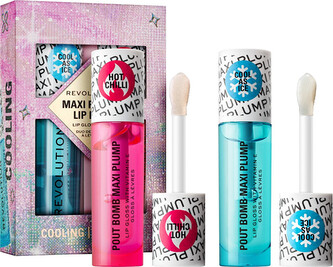 Revolution Dárková sada lesků na rty Maxi Plump Lip Duo woman