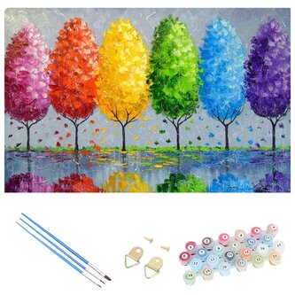 Malování podle čísel obrázek s rámečkem 30 x 40 cm