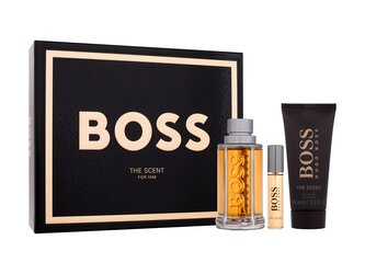 HUGO BOSS Boss The Scent toaletní voda 100 ml + toaletní voda 10 ml + sprchový gel 100 ml