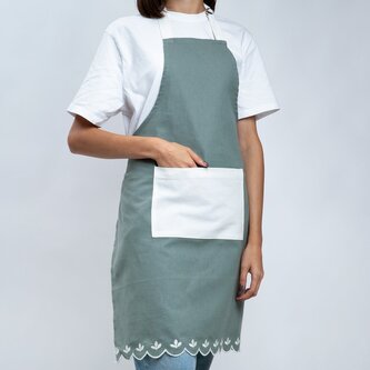 Kuchyňská bavlněná zástěra  | LOZZIE | s výšivkou | 60x80 cm | 703713