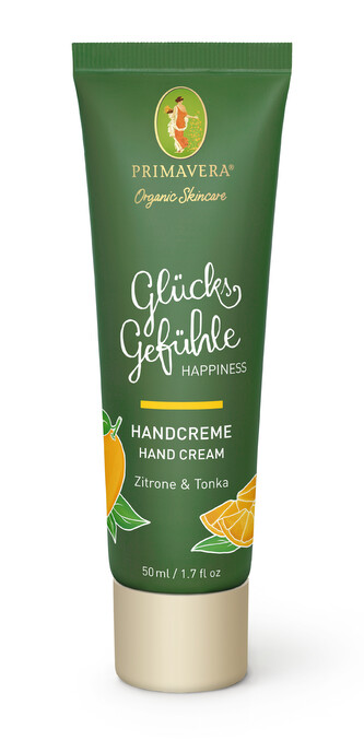 Krém na ruce Happiness Citrón a Tonka 50 ml PRIMAVERA