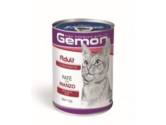GEMON Cat HP Adult paštika hovězí 400g/24bal