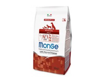 MONGE DOG Jehně, rýže, brambory 2,5kg 25/16
