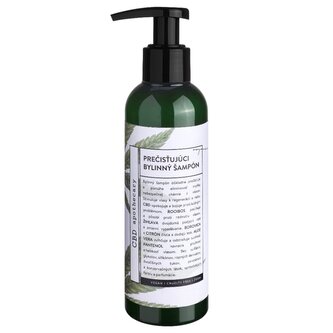 Organický pročišťující a stimulační bylinný šampon 200ml CBD apothecary