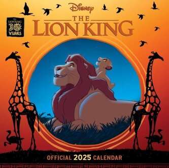 Disney The Lion King - Der König der Löwen - Offizieller Kalender 2025 - Wandkalender