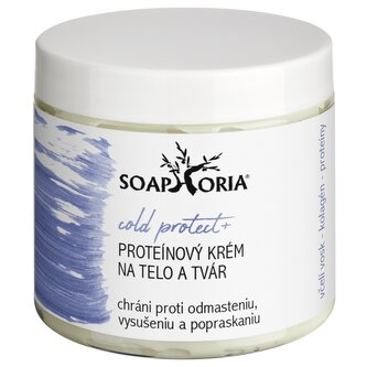 Cold protect+ proteinový krém na tělo a obličej 200ml Soaphoria