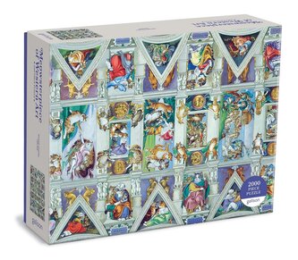 GALISON Puzzle Meowsterpiece: Strop Sixtínské kaple 2000 dílků