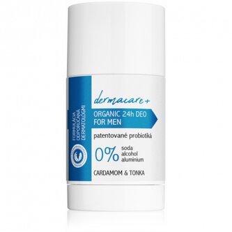 Organický deodorant 24h s prebiotiky a probiotiky s vůní kardamomu a tonky pro muže 75ml Soaphoria