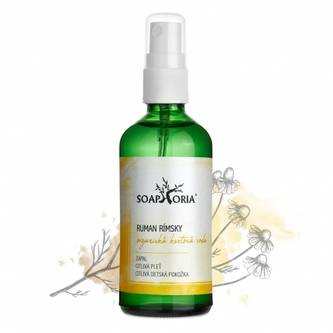 Ruman římský - organická květová voda - ekzém a zánět 100ml Soaphoria