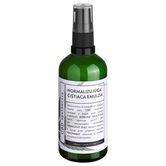 Organická normalizující čistící emulze 100ml CBD apothecary