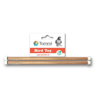 Dřevěné bidýlko pro exoty, 2 ks, 35 cm