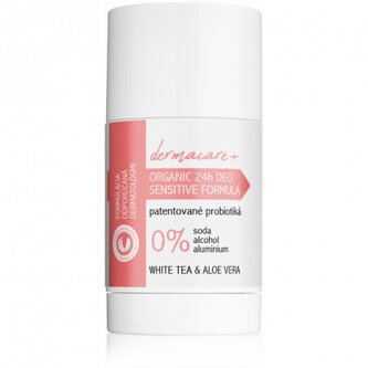 Organický deodorant 24h s prebiotiky a probiotiky s vůní bílého čaje a aloe vera 75ml Soaphoria
